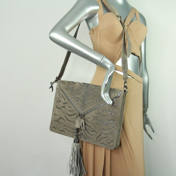 Cassandra Los Angeles Swarovski Studded Bag - Picture 1 of 10